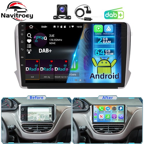 Dab für peugeot - dab+, 208/2008