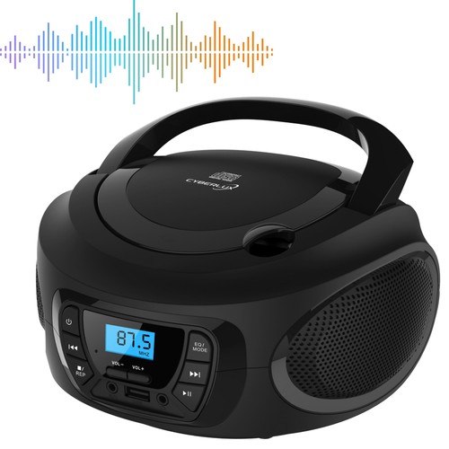 Tragbarer player radio - tragbarer, cd-player