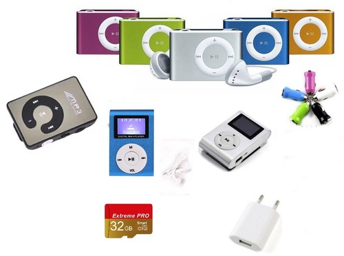 Mini mp3 player aluminium - mp3-player,